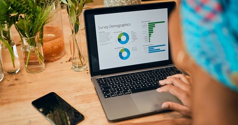chart-laptop-or-black-woman-with-survey-research-2025-04-05-18-05-54-utc