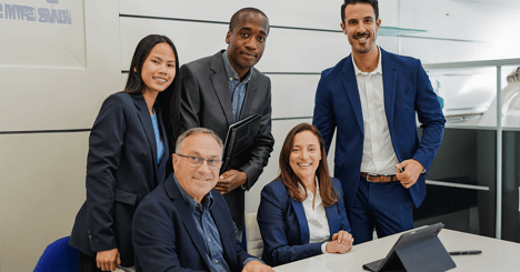leaders in a meeting room